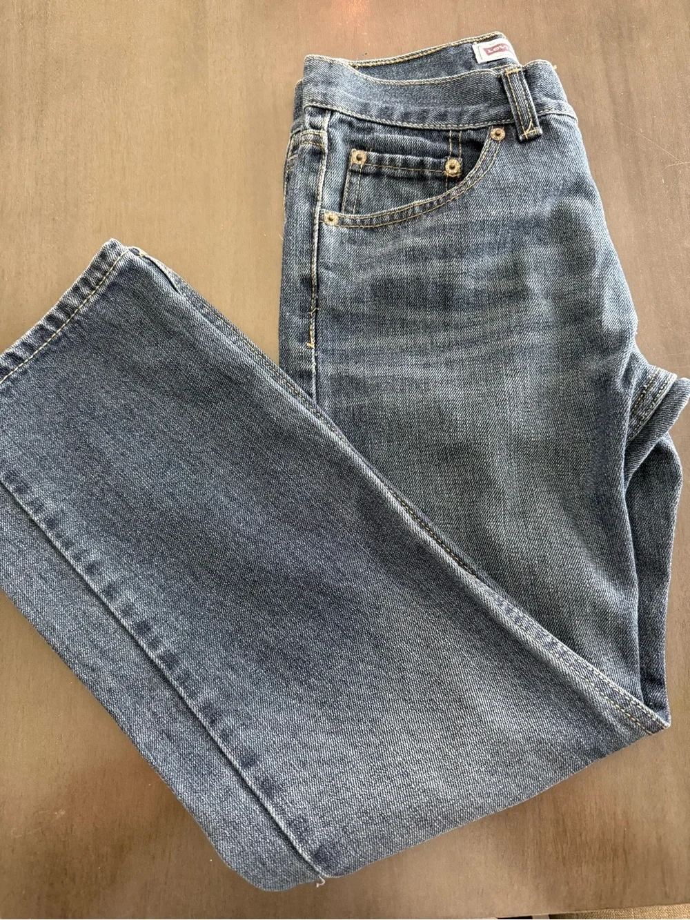Levi's Boys Regular Fit Jeans - Blue Denim Size 12R
